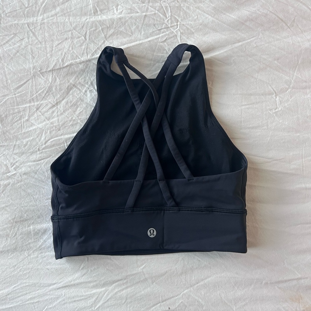 Lululemon Energy Bra High Neck Long-Line Size 4